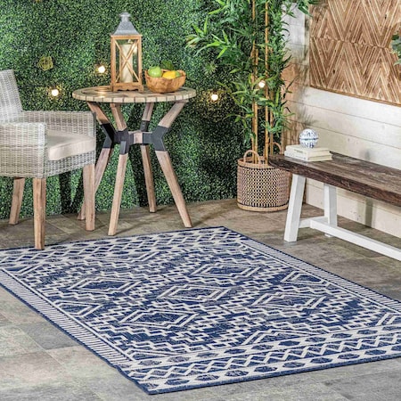 Nuloom Cari Moroccan Tribal Indoor/Outdoor Area Rug 8ft x 10ft GBCB42B-8010